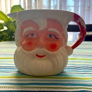Vintage Santa Pitcher